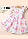Pink Colour GURUKRUPA Girls Fancy Wear Stylish Kids Colllection GK-84